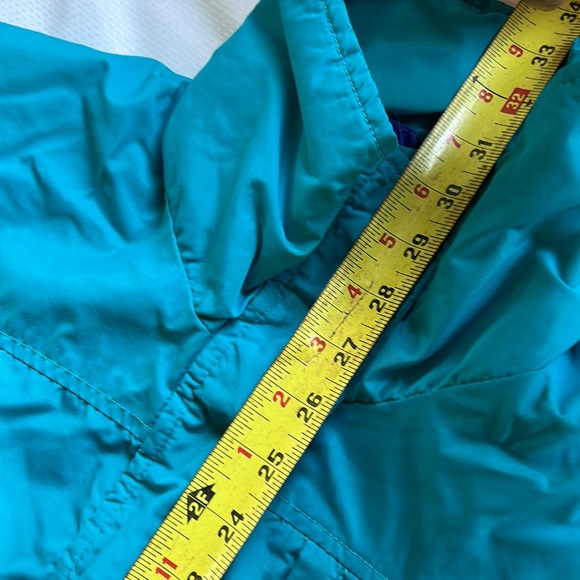 Vintage Columbia Jacket Outer Shell Gizzmo Retro Teal Outdoor Hiking Camping - Picture 6 of 8